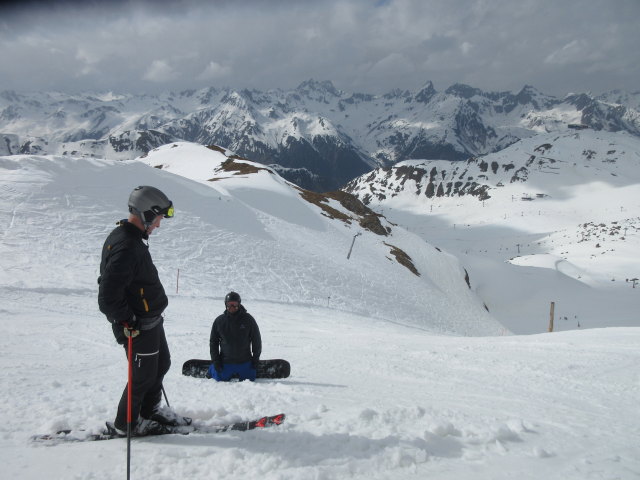 Frank und Markus auf der Piste 13 (15. Apr.)