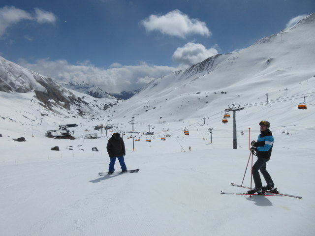 Markus und Frank auf der Piste 62 (16. Apr.)