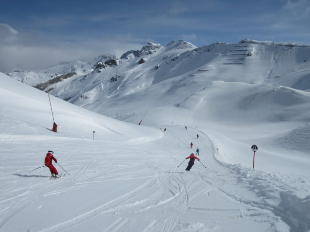 Melanie, Frank und Markus auf der Piste 21 (18. Apr.)