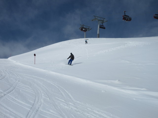 Markus und Frank neben der Piste 21 (18. Apr.)