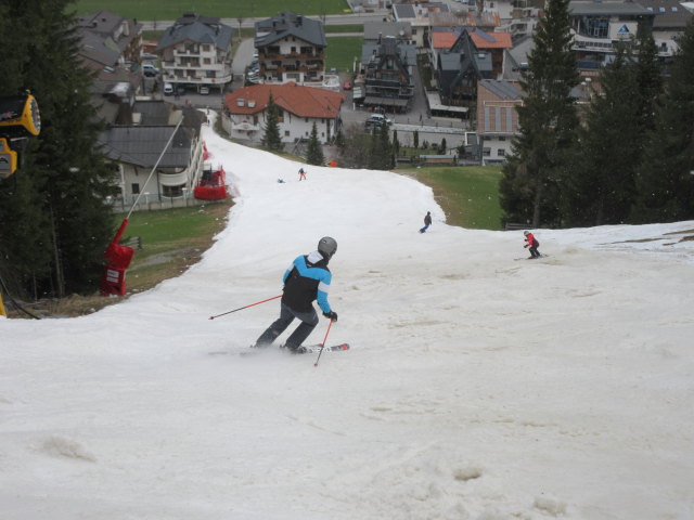 Frank, Markus und Melanie auf der Piste 1 (18. Apr.)