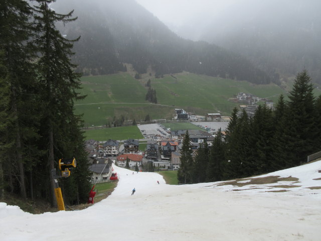 Frank, Markus und Melanie auf der Piste 1 (18. Apr.)