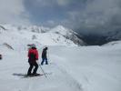 Melanie und Markus auf der Piste 70a (18. Apr.)