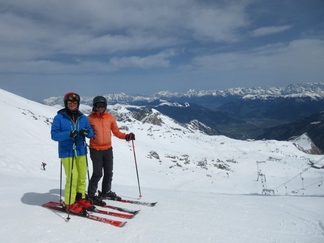 Andreas und ich auf der Maurerpiste 2