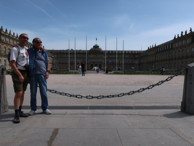 Ich und Papa beim Neuen Schloss