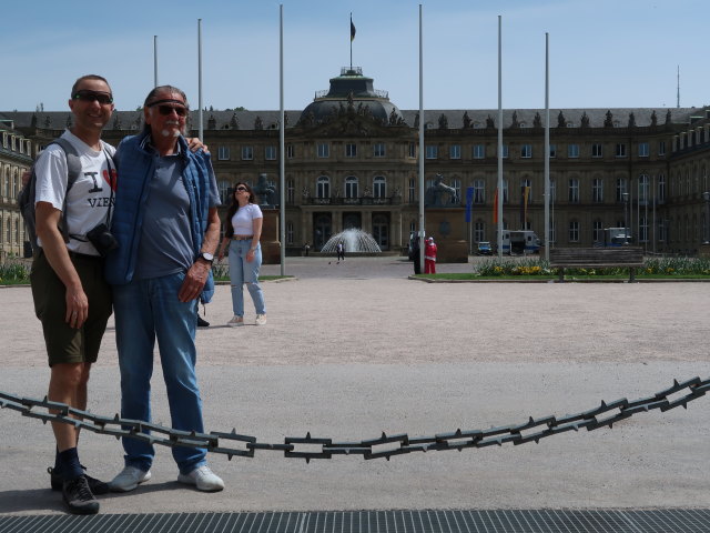 Ich und Papa beim Neuen Schloss