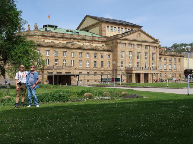 Ich und Papa bei den Staatstheatern