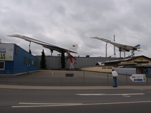 Papa beim Technikmuseum