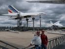 Technikmuseum: Papa und ich bei der Concorde F-BVFB