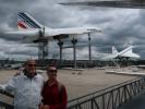 Technikmuseum: Papa und ich bei der Concorde F-BVFB