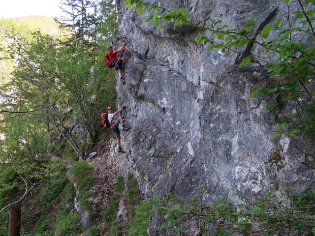 Poppenberg-Klettersteig: Ich und Jörg