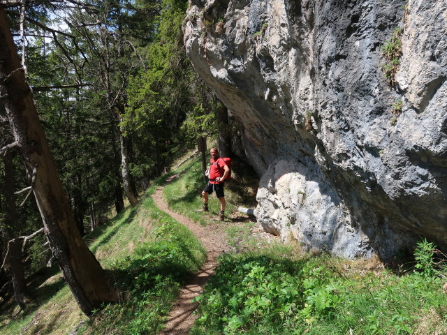 Jörg am Pfarrerweg zwischen Spitzmäuerl und Rieseralm