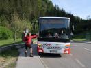 Jörg in der Haltestelle Hinterstoder Schachingersteg