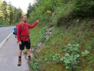 Poppenberg-Klettersteig: Jörg im Zustieg