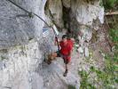 Poppenberg-Klettersteig: Jörg im Einstieg