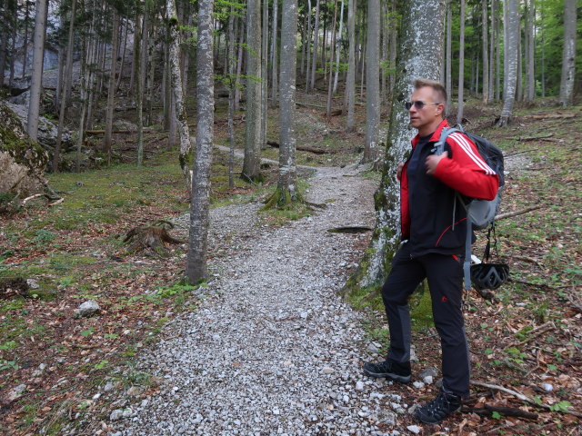 Mario zwischen Großem Höllental und Teufelsbadstubensteig