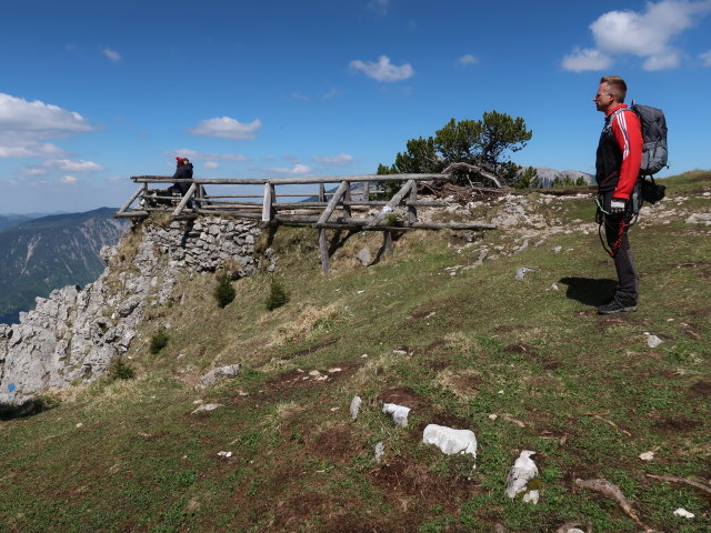 Mario bei der Höllental-Aussicht, 1.620 m