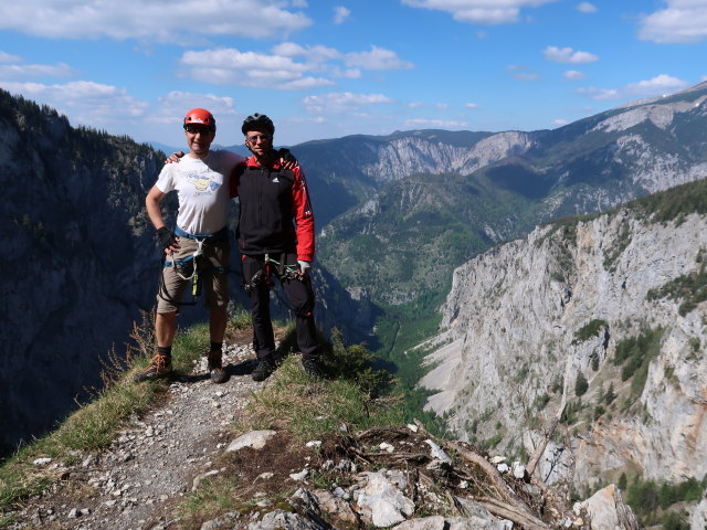 Alpenvereinssteig: Ich und Mario