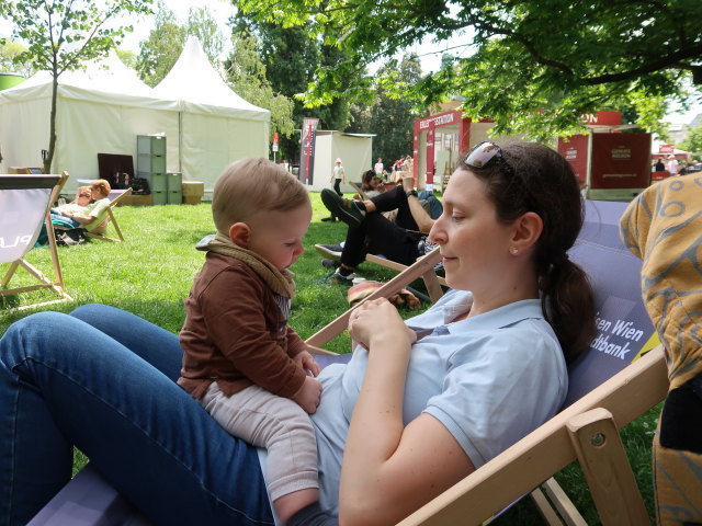 Nils und Sabine im Stadtpark