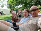 Nils, Sabine und ich im Stadtpark