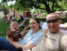 Nils, Sabine und ich im Stadtpark