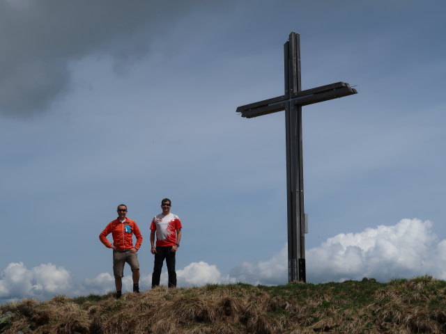 Ich und Ronald am Schwaigberghorn, 1.990 m