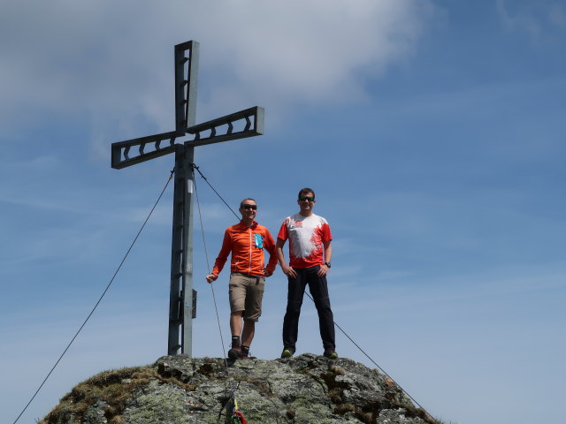 Ich und Ronald am Feldalphorn, 1.923 m