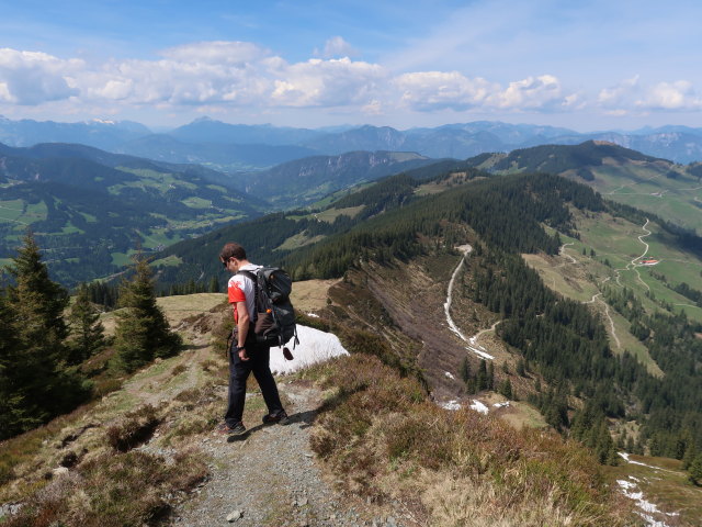 Ronald zwischen Feldalphorn und Vorderer Feldalm