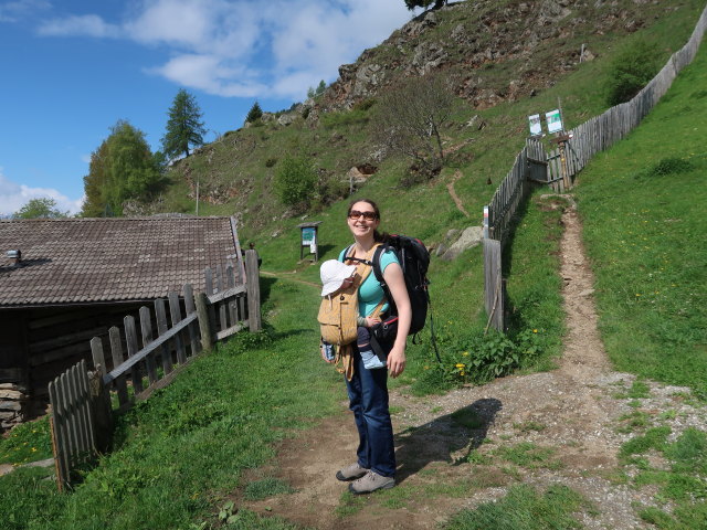 Nils und Sabine am Giggelberg, 1.565 m (19. Mai)