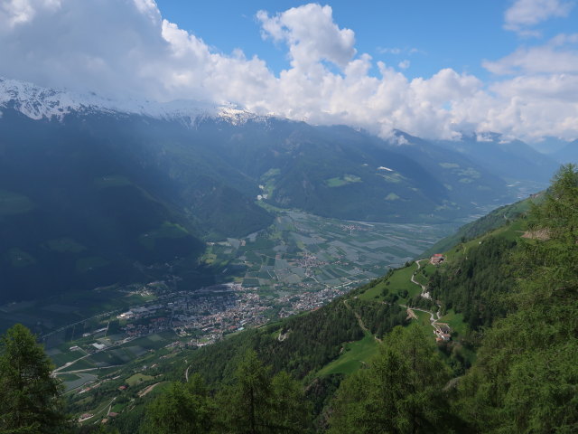 Vinschgau vom Meraner Höhenweg aus (19. Mai)