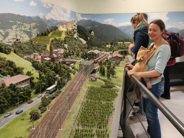 Nils und Sabine in der Eisenbahnwelt Rabland (21. Mai)