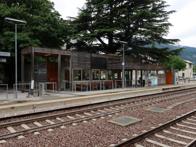 Bahnhof Latsch, 632 m (21. Mai)