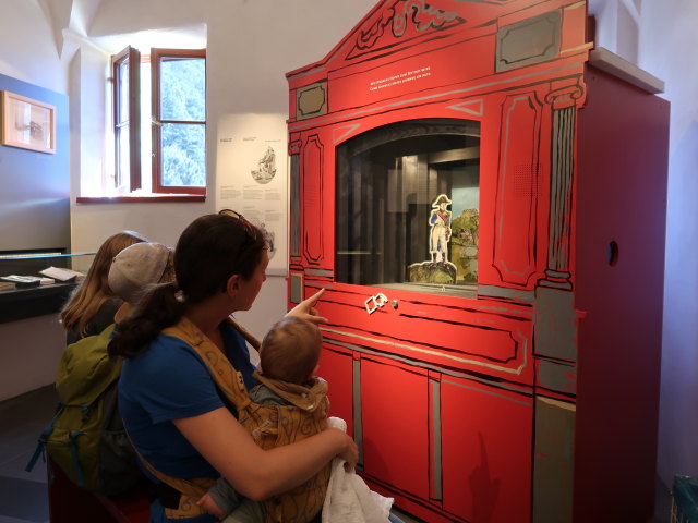 Sabine und Nils im Südtiroler Landesmuseum für Tourismus in Meran (24. Mai)