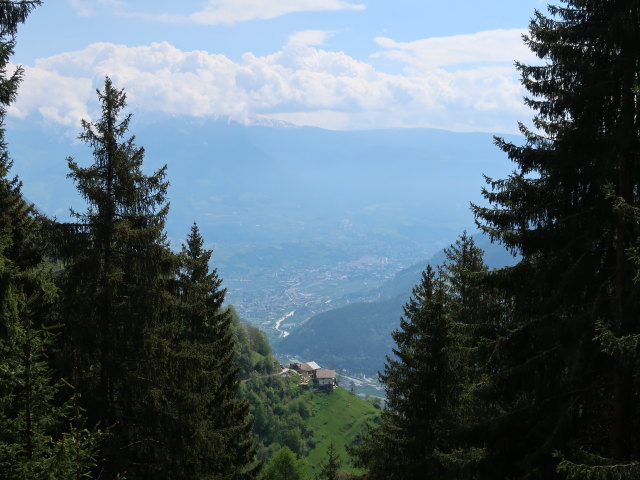 Meran vom Meraner Höhenweg aus (19. Mai)