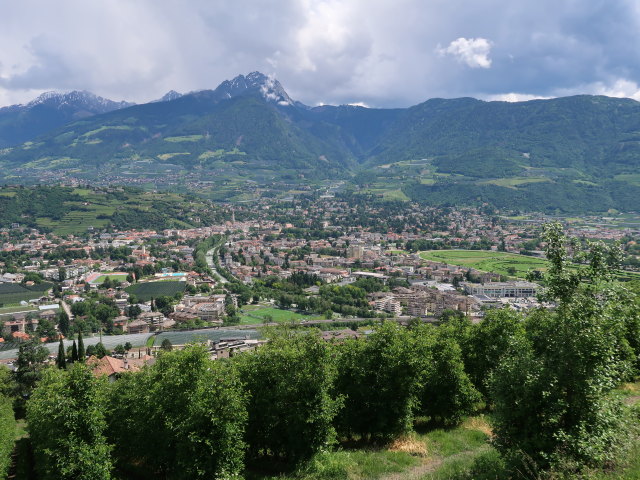 Meran vom Gasthof Waldschenke aus (22. Mai)