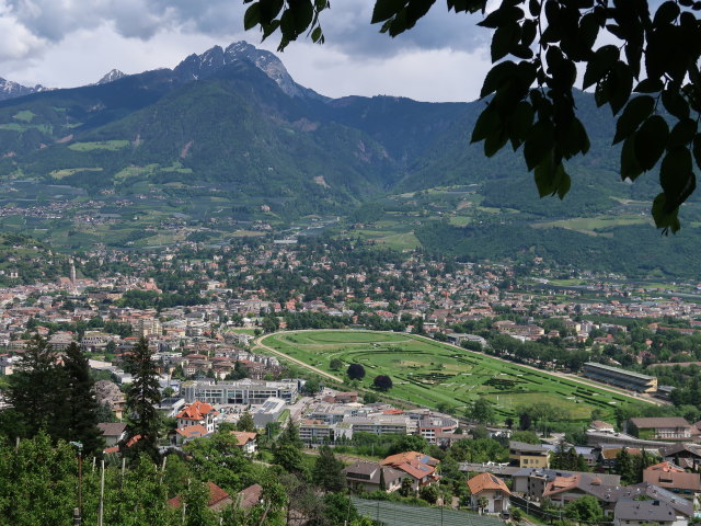 Meran vom Marlinger Waalweg aus (22. Mai)