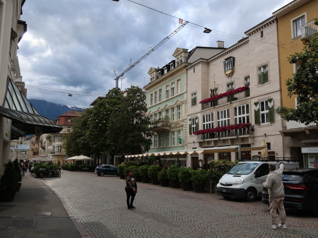 Freiheitsstraße in Meran (22. Mai)