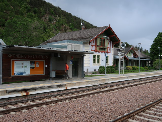 Bahnhof Spondinig-Prad-Stilfs, 885 m (23. Mai)