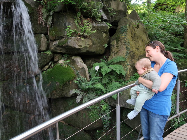 Nils und Sabine in den Gärten von Schloss Trauttmansdorff in Meran (24. Mai)