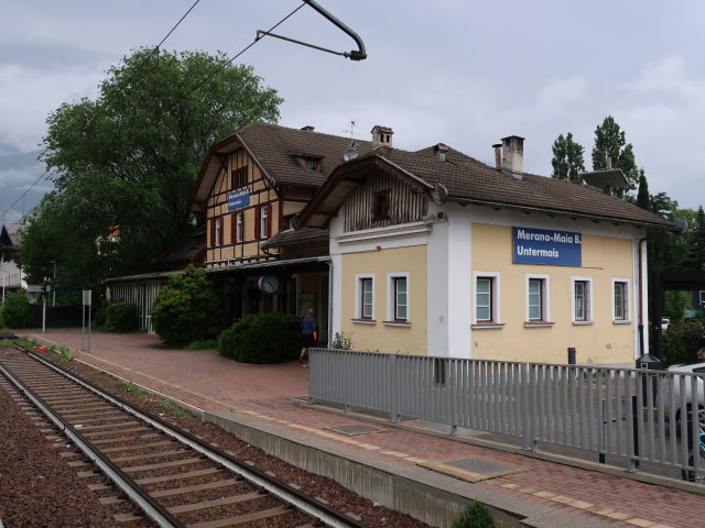 Bahnhof Meran-Untermais, 290 m (25. Mai)