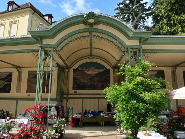 Wandelhalle in Meran (25. Mai)