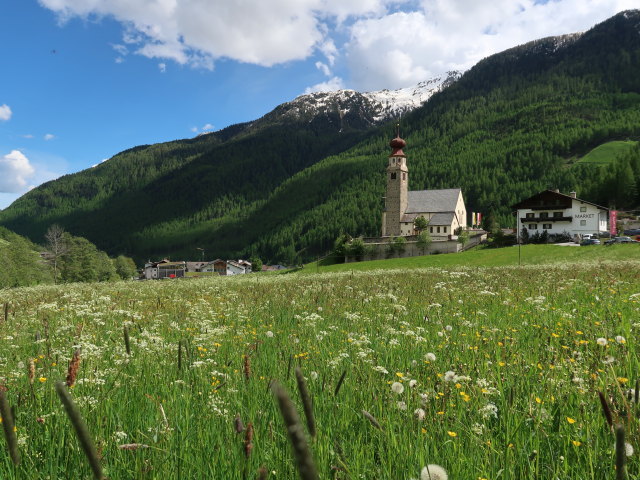 Unser Frau in Schnals, 1.508 m (26. Mai)