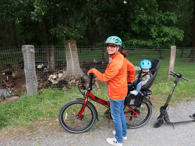 Sabine und Nils zwischen Spondinig und Prad am Stilfser Joch (27. Mai)