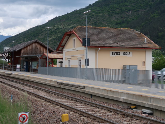 Bahnhof Eyrs, 875 m (27. Mai)