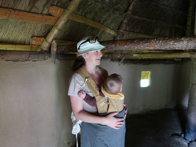 Sabine und Nils im archeoParc Schnalstal in Unser Frau in Schnals (29. Mai)