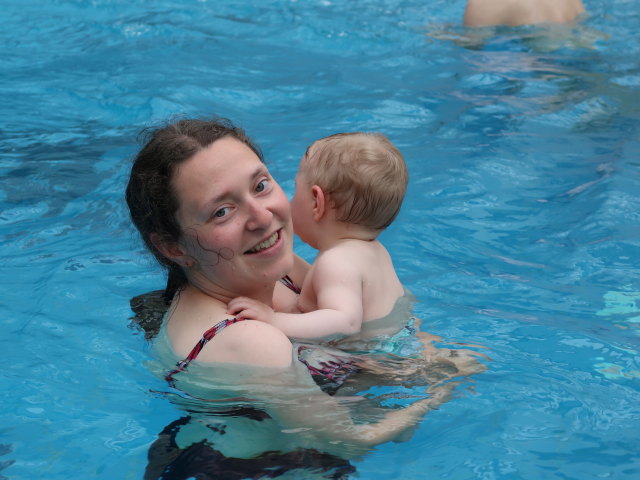 Sabine und Nils in der Erlebnistherme Naturns (31. Mai)