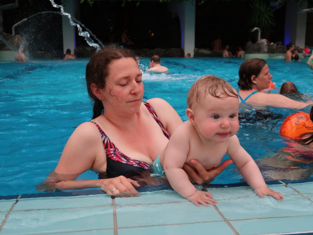 Sabine und Nils in der Erlebnistherme Naturns (31. Mai)