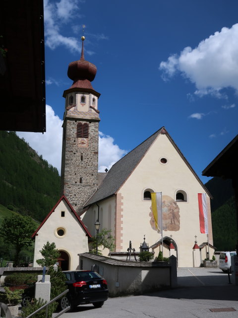 Wallfahrtskirche Unser Frau in Schnals, 1.508 m (26. Mai)