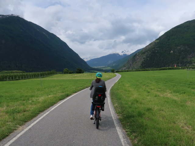 Sabine und Nils zwischen Mals und Laatsch (27. Mai)