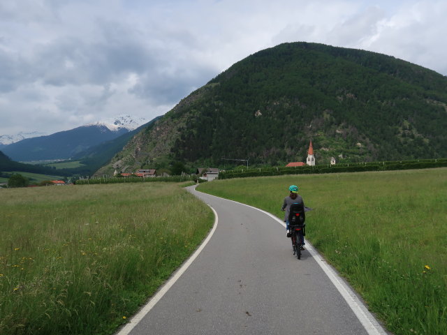 Sabine und Nils zwischen Mals und Laatsch (27. Mai)